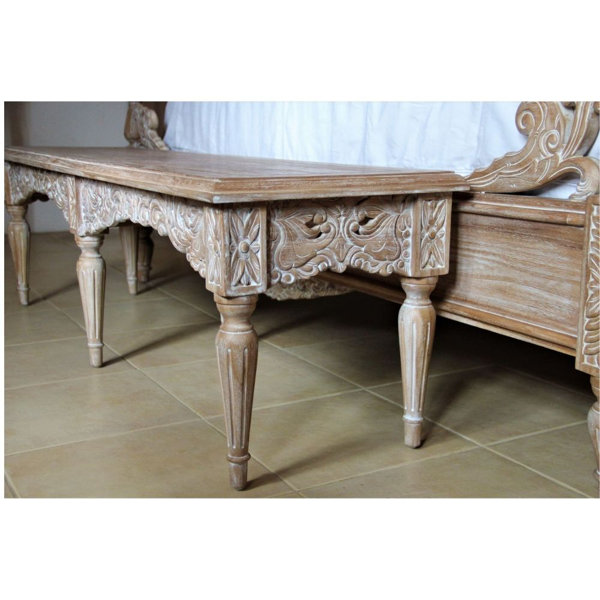 Lily Manor Bergeronnes Wood Bench Wayfair Co Uk